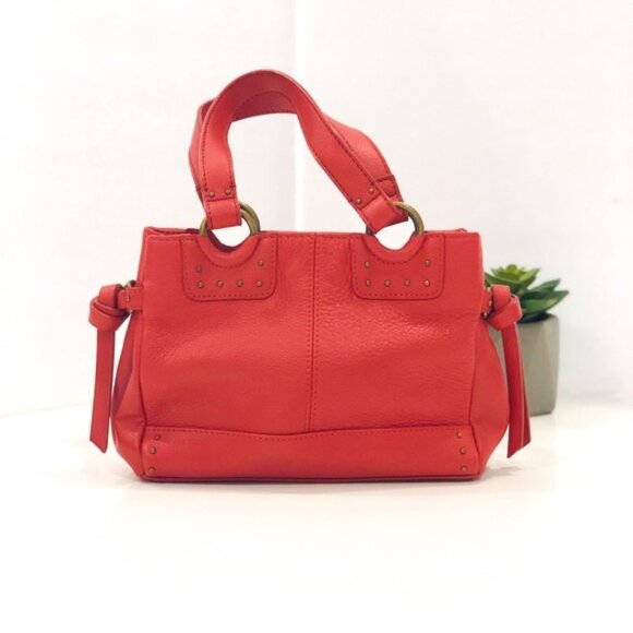 Kenneth Cole Reaction Burnt Orange Mini Satchel - Picture 1 of 7